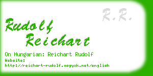 rudolf reichart business card